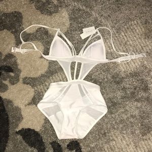 One piece bathing suit